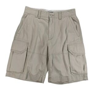 Polo Ralph Lauren Cargo Shorts Mens 32 Khaki Hiking Outdoor Cabin Gorp Utility